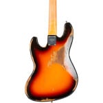 Fender Custom Shop 60 Jazz Bass Heavy Relic, 3 цвета Sunburst - фото 2