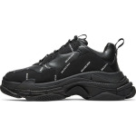 Кроссовки Balenciaga Triple S Sneaker Allover Logo - Black, черный - фото 3