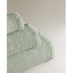 Полотенце Zara Home Waffle-Texture, бирюзовый - фото 3