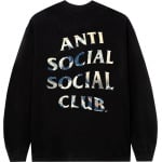 Лонгслив Anti Social Social Club Tonkatsu Long-Sleeve Tee 'Black', черный - фото 2