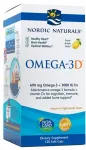 Nordic Naturals Omega D3 690 Mg Lemon Омега-3 жирные кислоты с витамином D3, 120 шт. - фото