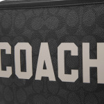 Сумка кросс-боди Coach Charter Graphic, темно-серая кожа multi signature - фото 3