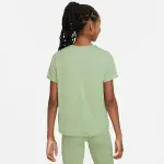 Тренировочная рубашка Nike "DRI-FIT ONE BIG KIDS' (GIRLS') SHORT-SLEEVE TRAINING TOP", белый - фото 2