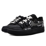 Кроссовки Nike Air Force 1 Skateboarding Shoes Men Low-top White, черный/белый - фото 4