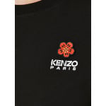 Черная футболка с круглым вырезом и логотипом Kenzo - фото 4