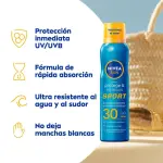 Солнцезащитный крем sun spray bruma protege & refresca Nivea, объем 200 мл - фото 2