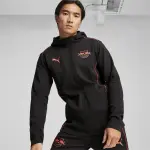 Тренировочная куртка PUMA "Куртка с капюшоном RB Leipzig Casuals мужская", цвет Black Active Red - фото 3