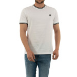 Футболка с принтом Fred Perry, белая - фото 4