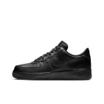 Мужские кроссовки для скейтбординга Nike Air Force 1, Черный - фото 2