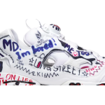 Лимитированные кроссовки vetements x instapump fury 'graffiti - white' Reebok, белый - фото 2