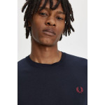 Мужская футболка с круглым вырезом и короткими рукавами Fred Perry, синий - фото 4