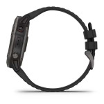 Умные часы Garmin Fenix 6 Sapphire, серый с черным ремешком - фото 10