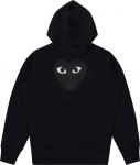 Comme des garcons play black hoodie clearance