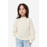 Свитер H&M Kids Knit Chenille, светло-бежевый - фото 3