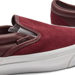 Слипоны Vans Vault UA OG Classic, бордовый/белый - фото 5