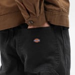 Брюки Dickies Duck Canvas Carpenter, черный с эффектом потертости - фото 5