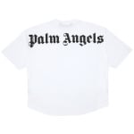 Футболка Palm Angels Classic Logo Over Tee 'White/Black', белый - фото 2