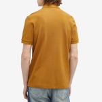 Поло Fred Perry Plain Polo, цвет Dark Caramel & Silver Blue - фото 3