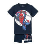 Пижама NAME IT Pajamas Now Spiderman, цвет Blue/Navy - фото