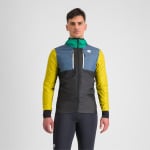 Мужская ветровка Cardio Tech Sportful, черно-зелено-желтый - фото 4