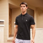 Рубашка поло мужская U.S. Polo Assn., розовый - фото 20