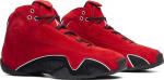 Retro 21 cheap red suede
