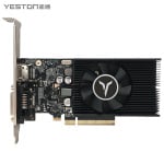 Видеокарта Yeston GT 1030 4GB D4 LP GDDR4 4GB 64 bit - фото