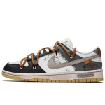 Кроссовки Nike Dunk Skateboarding Shoes Men Low-top Orange, цвет Orange - фото 2