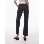 Джинсы Topshop Tall Cropped Mid Rise Straight, черный - фото 5