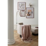 Плед H&M Home Wool-blend, светло-розовый - фото 3