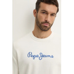 Pepe Jeans NEW JOE CREW хлопковая толстовка, белый - фото 5