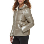 Пуховик Levi's Quilted Hooded Bubble, цвет Light Gold - фото