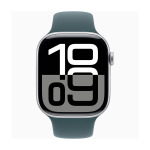 Умные часы Apple Watch Series 10 (GPS), 46 мм, Silver Aluminum Case/Lake Green Sport Band - S/M - фото 2