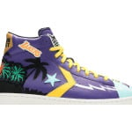 Кроссовки Converse Chinatown Market x Pro Leather High Lakers Championship Jacket, фиолетовый - фото 2