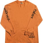 Лонгслив Gallery Dept. French Collector Long-Sleeve Tee 'Orange', оранжевый - фото