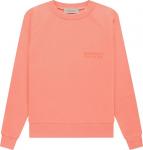 Толстовка Fear of God Essentials Crewneck 'Coral', оранжевый - фото