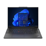 Ноутбук Lenovo ThinkPad E16 Gen 1, 16", 16 ГБ/512 ГБ, i7-1355U, Intel Iris Xe, черный, английская клавиатура - фото