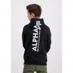 Толстовка Alpha Industries «Alpha Industries Kids - Толстовки с принтом на спине Hoodie Kids», черный - фото 3