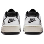 Кроссовки Nike Full Force Skateboarding Shoes Men Low-top Black/white, белый - фото 5