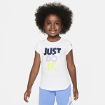 Футболка Nike Sweet Swoosh "Just Do It" Toddler Graphic T-Shirt, белый - фото