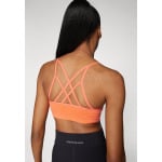 Спортивный бюстгальтер для легких видов спорта BRA SEAMLESS SOFT Odlo, коралловый - фото 5