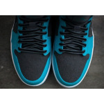 Кроссовки Air Jordan 1 Mid 'Gamma Blue', синий - фото 4