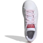 Кроссовки Adidas Advantage, цвет White/Clear Pink/Better Scarlet - фото 2