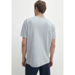 Базовая футболка SHORT SLEEVE Massimo Dutti, светло-голубой - фото 7