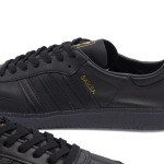 Кроссовки Adidas Samba Decon, цвет Core Black & Core Black & Gold Met. - фото 3