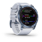 Умные часы Garmin Fenix 7X Sapphire Solar, голубой - фото 3