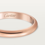 Обручальное кольцо Cartier 1895, 2,5 мм, розовое золото - фото 4