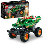 Пластиковый конструктор Technic monster jam dragon 42149 модель 2 в 1 для детей от 7 лет и старше которые любят игрушечные грузовики (217 деталей) Lego - фото