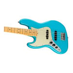 Fender American Professional II 4-String Jazz Bass (левая рука, кленовый гриф, синий Майами) Fender American Professional II 4-String Jazz Bass (Left-Hand, Miami Blue) - фото 4