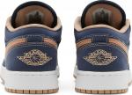 Кроссовки Air Jordan 1 Low SE GS Denim, синий - фото 6